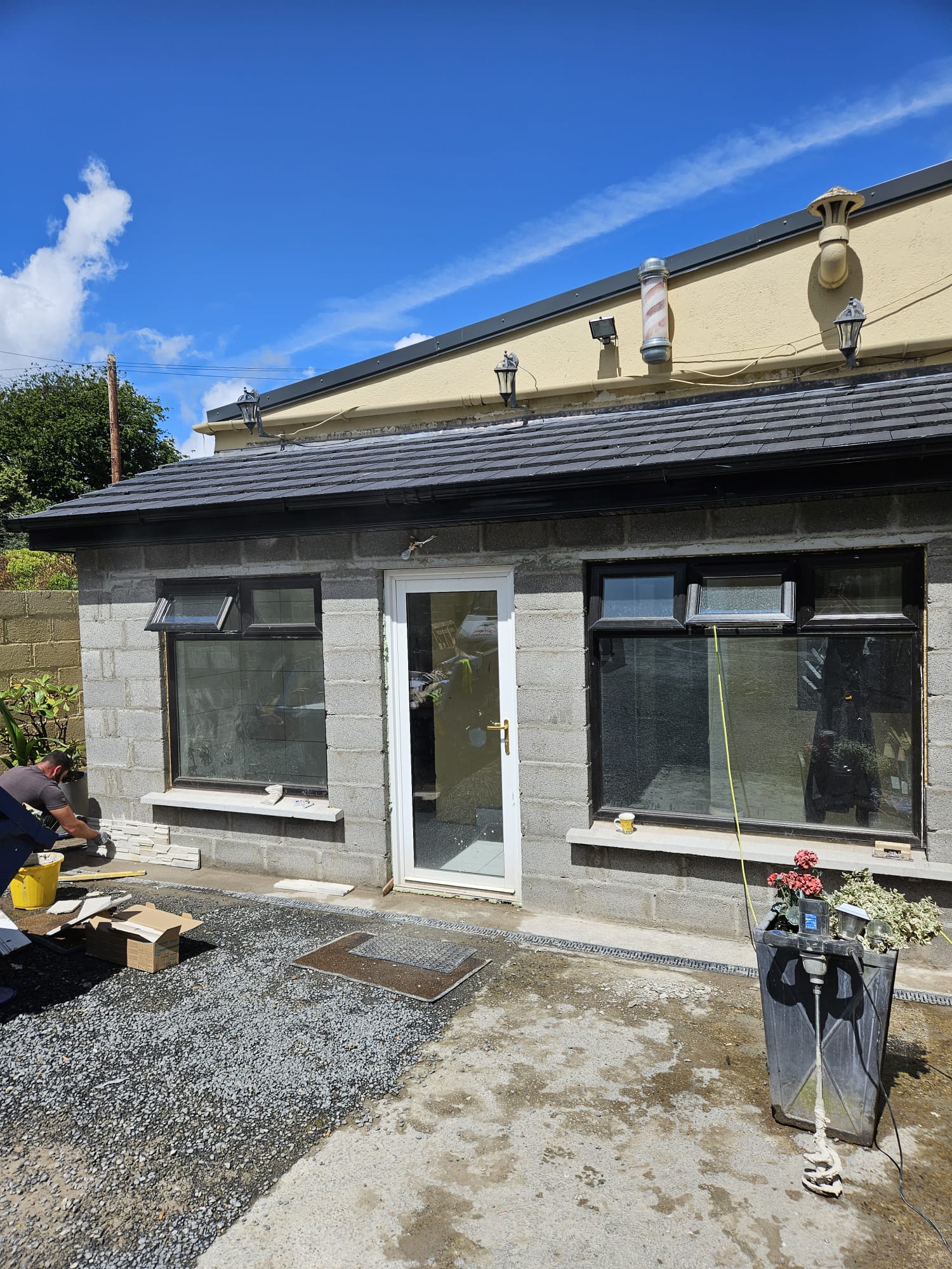 Full tile extension roofing project Ireland