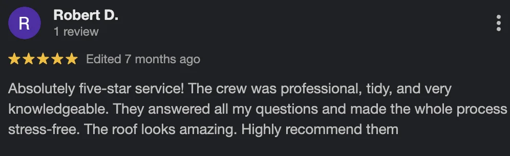 Google Review 1